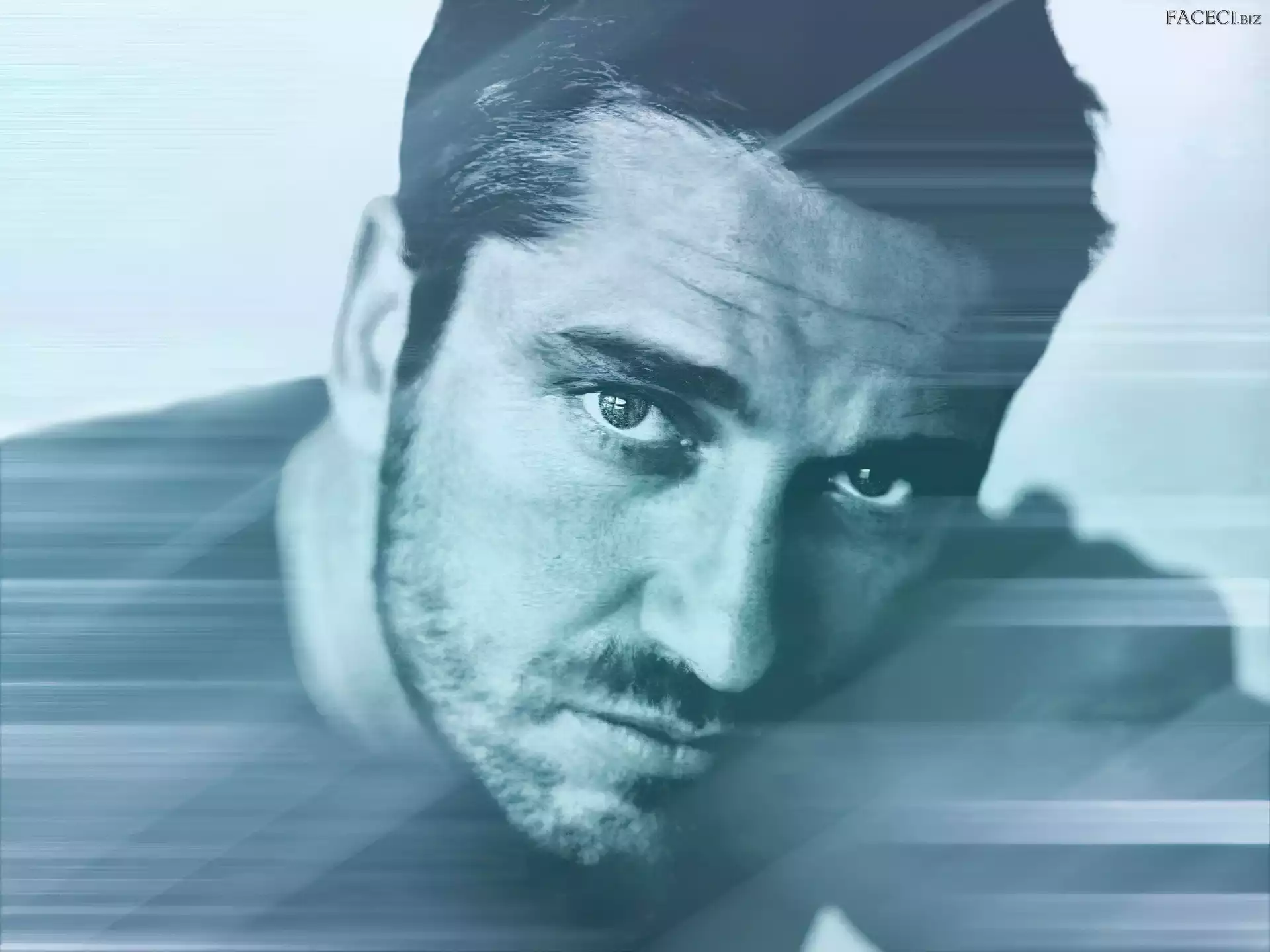 broda, Gerard Butler, ciemne włosy