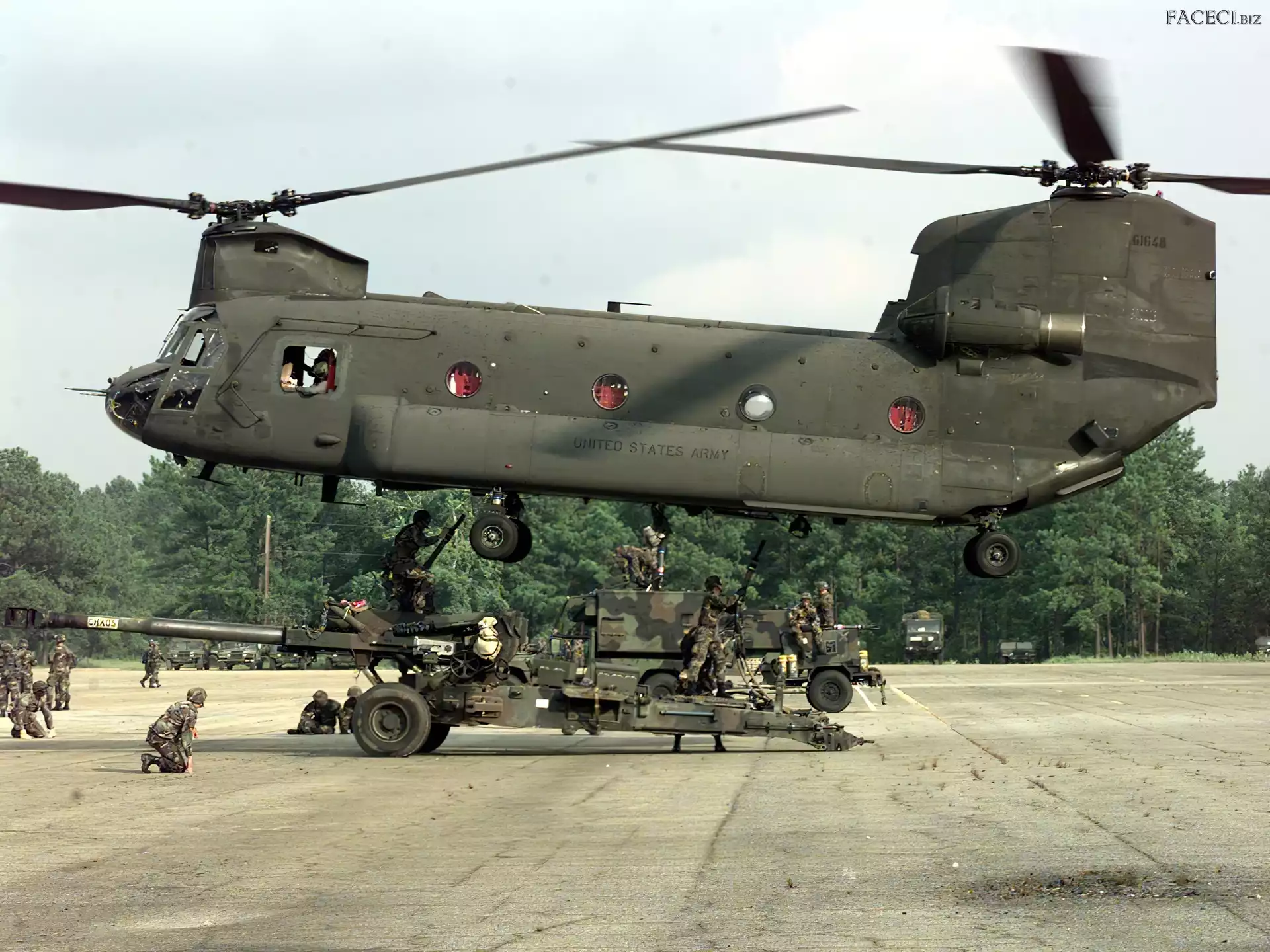 Haubica, CH-47 Chinook