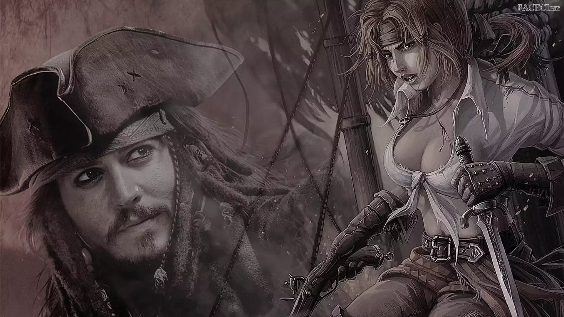 Piraci z Karaibów, Johnny Depp, Film, Pirat